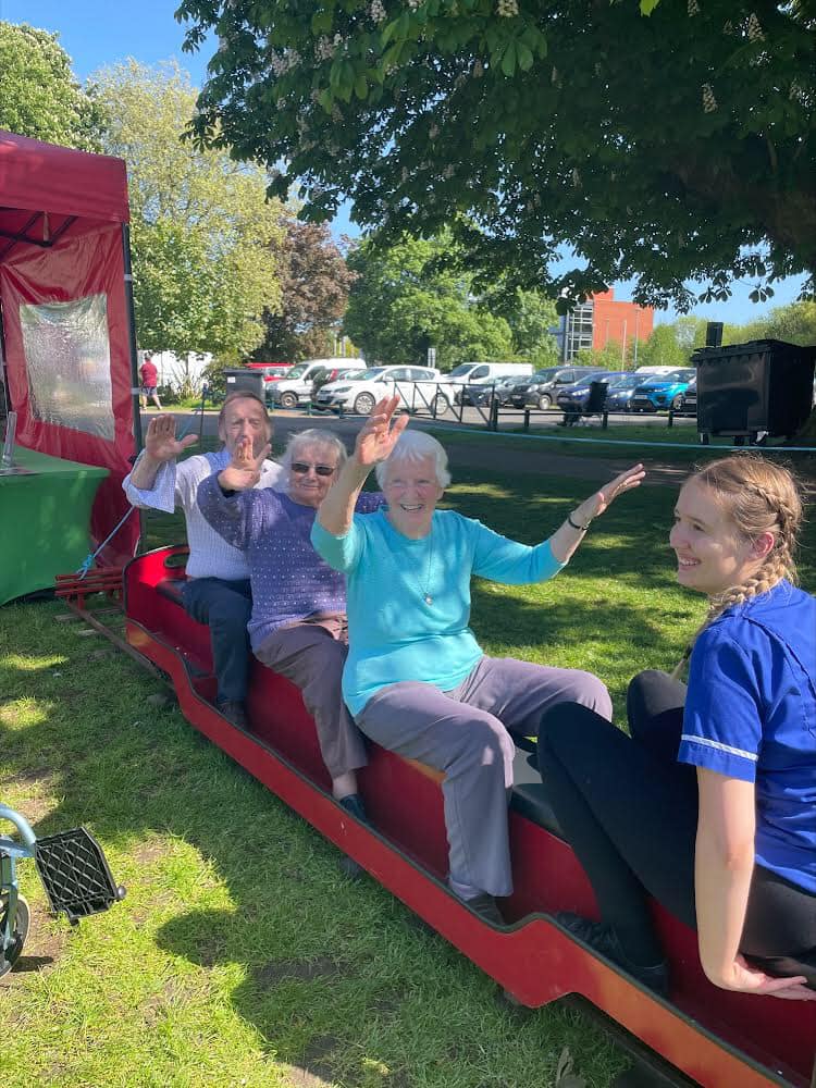 Residents at Annual 40s Festival